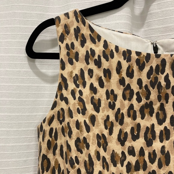 Leopard Sleeveless Dress - Size 8 - Picture 8 of 8